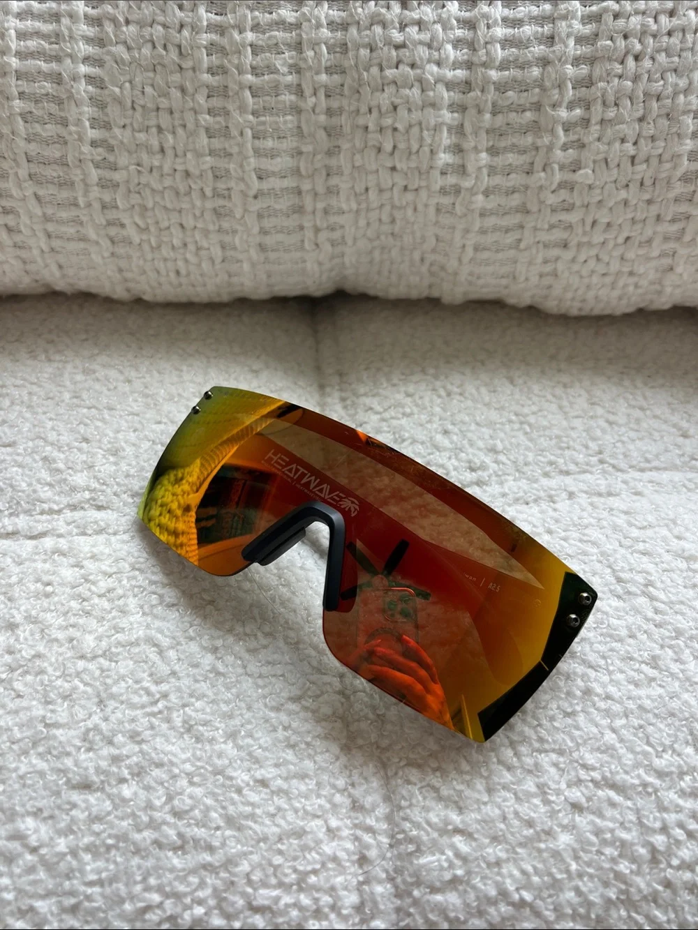 Mirrored Sunglasses - Red and Yellow